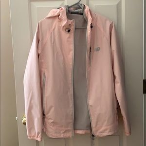 NEW BALANCE hooded jacket with chest pocket